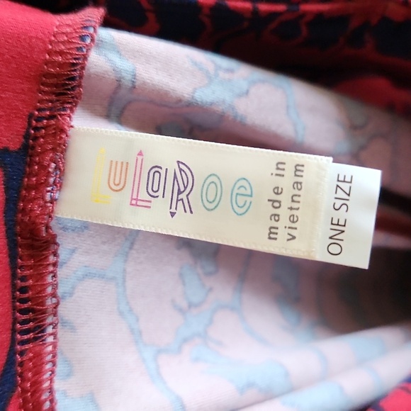 LULAROE LLR OS Patterned Buttery Soft Legging One Size - Picture 5 of 6